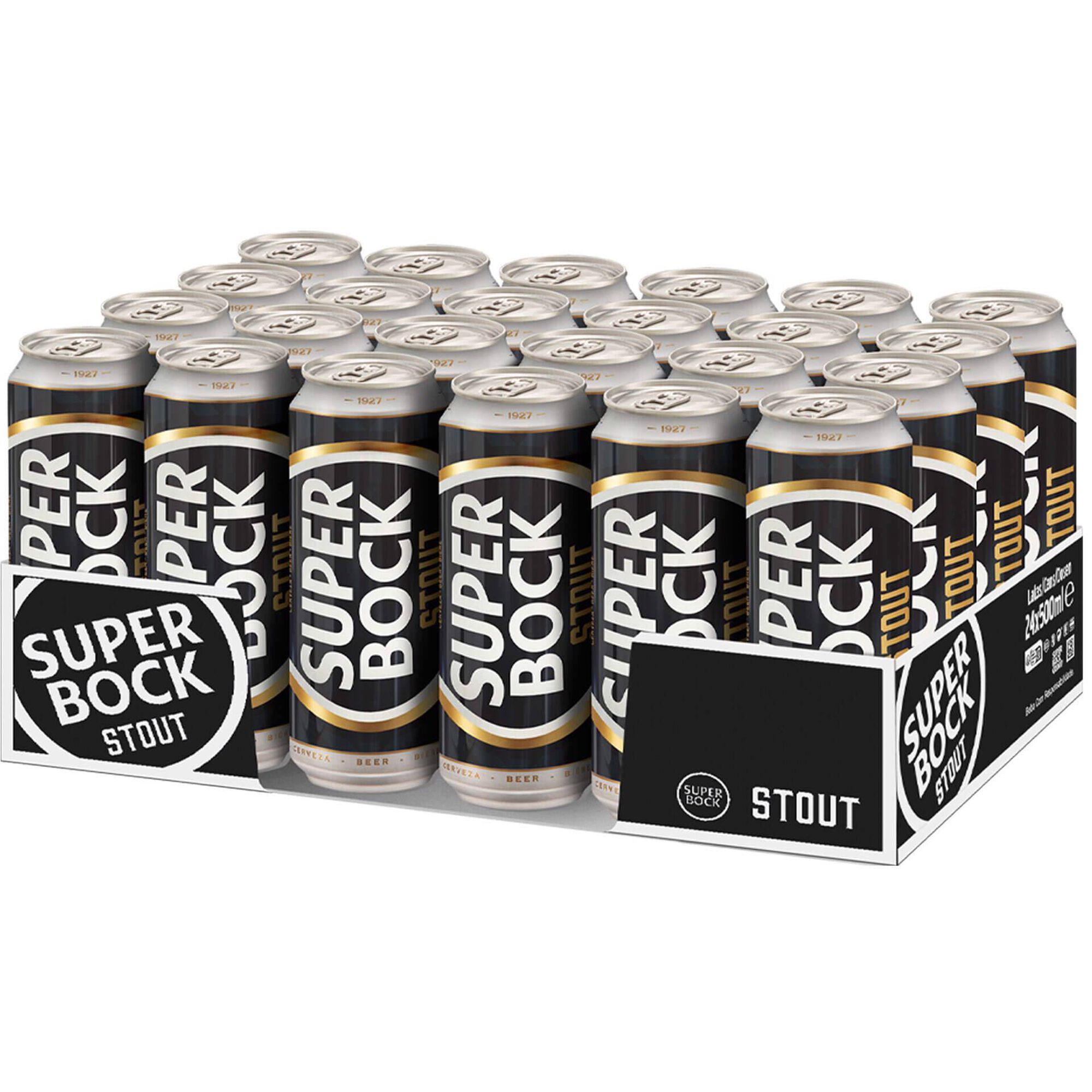 Cerveja com &Aacute;lcool em Lata Stout Super Bock