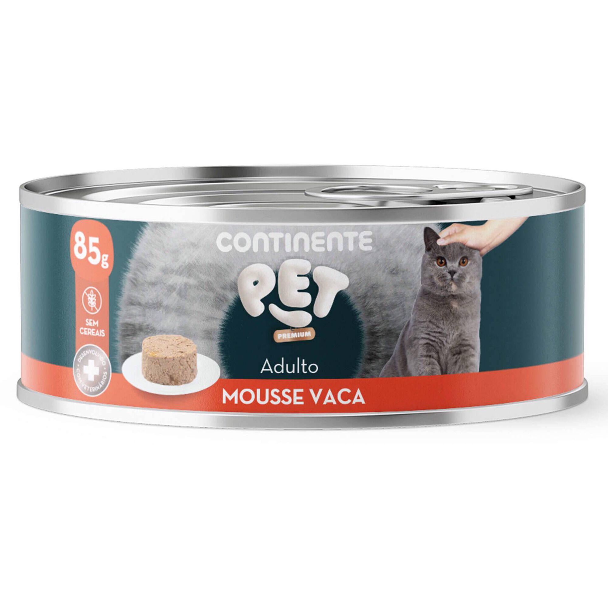 Comida Húmida para Gato Adulto Mousse Vaca