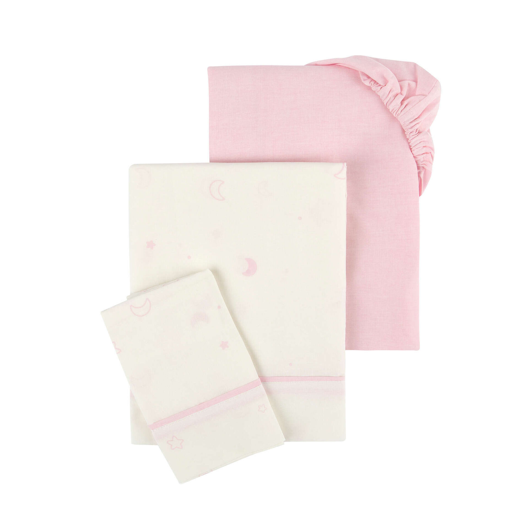 Conjunto 2 Len&ccedil;&oacute;is Estrelas Rosa