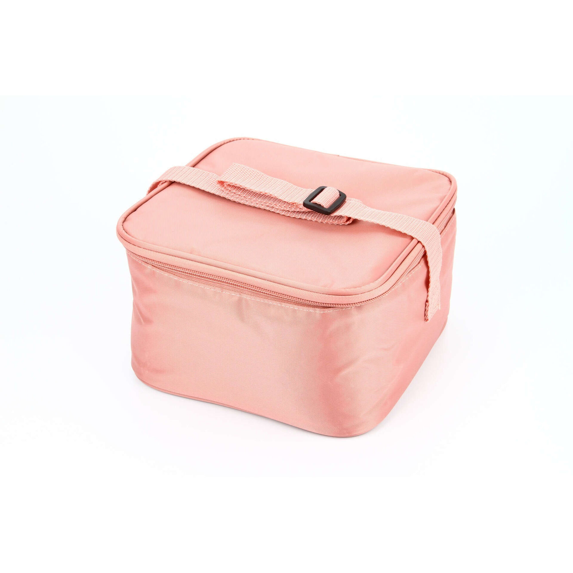 Conjunto Saco T&eacute;rmico Tiracolo e 3 Caixas Rosa 4 My Lunch Kasa