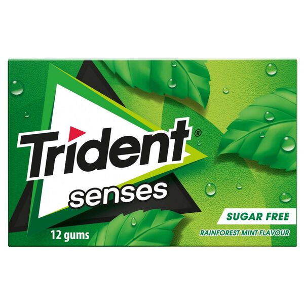 Pastilhas Elásticas Senses Spearmint Trident