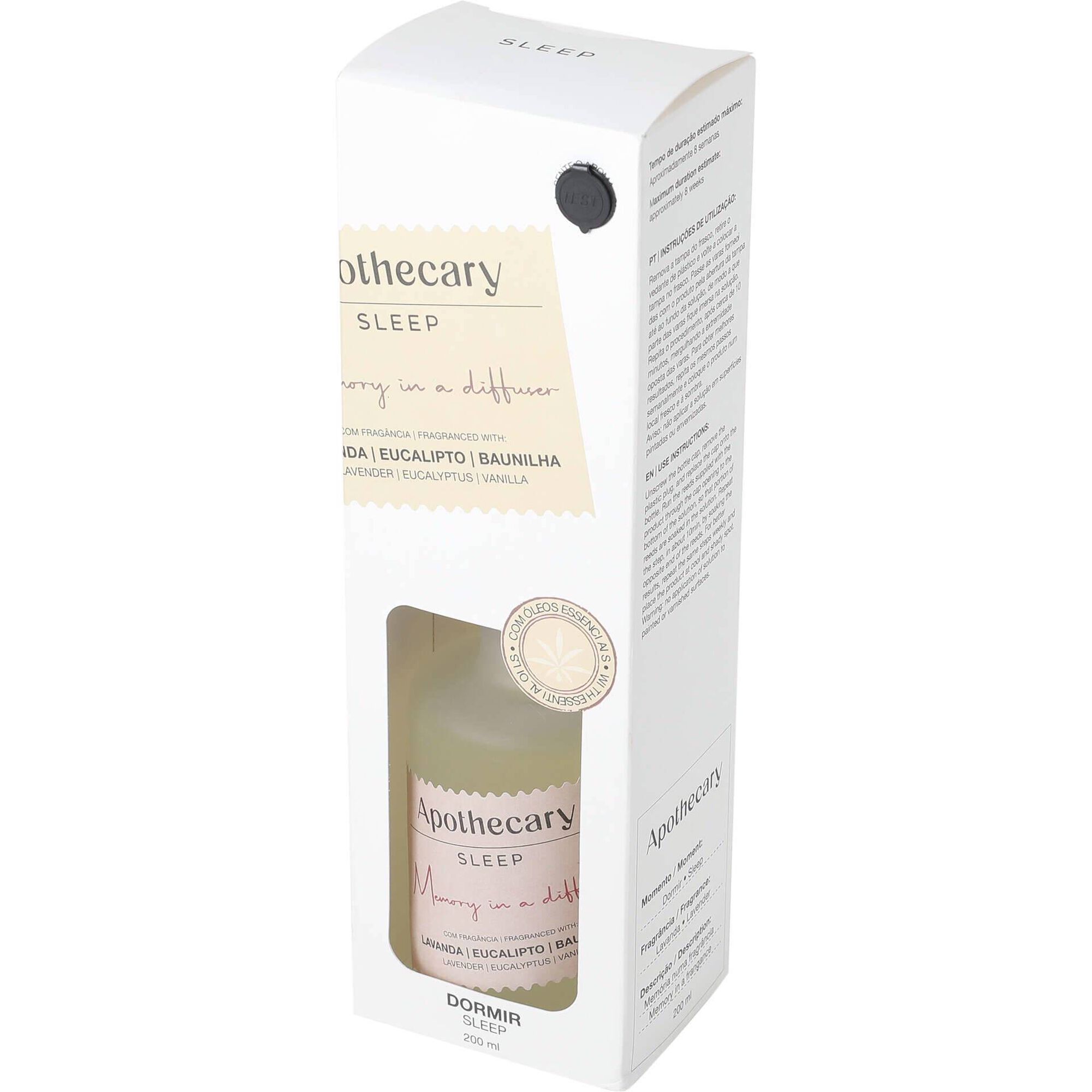 Ambientador 200ml Sleep Branco Kasa