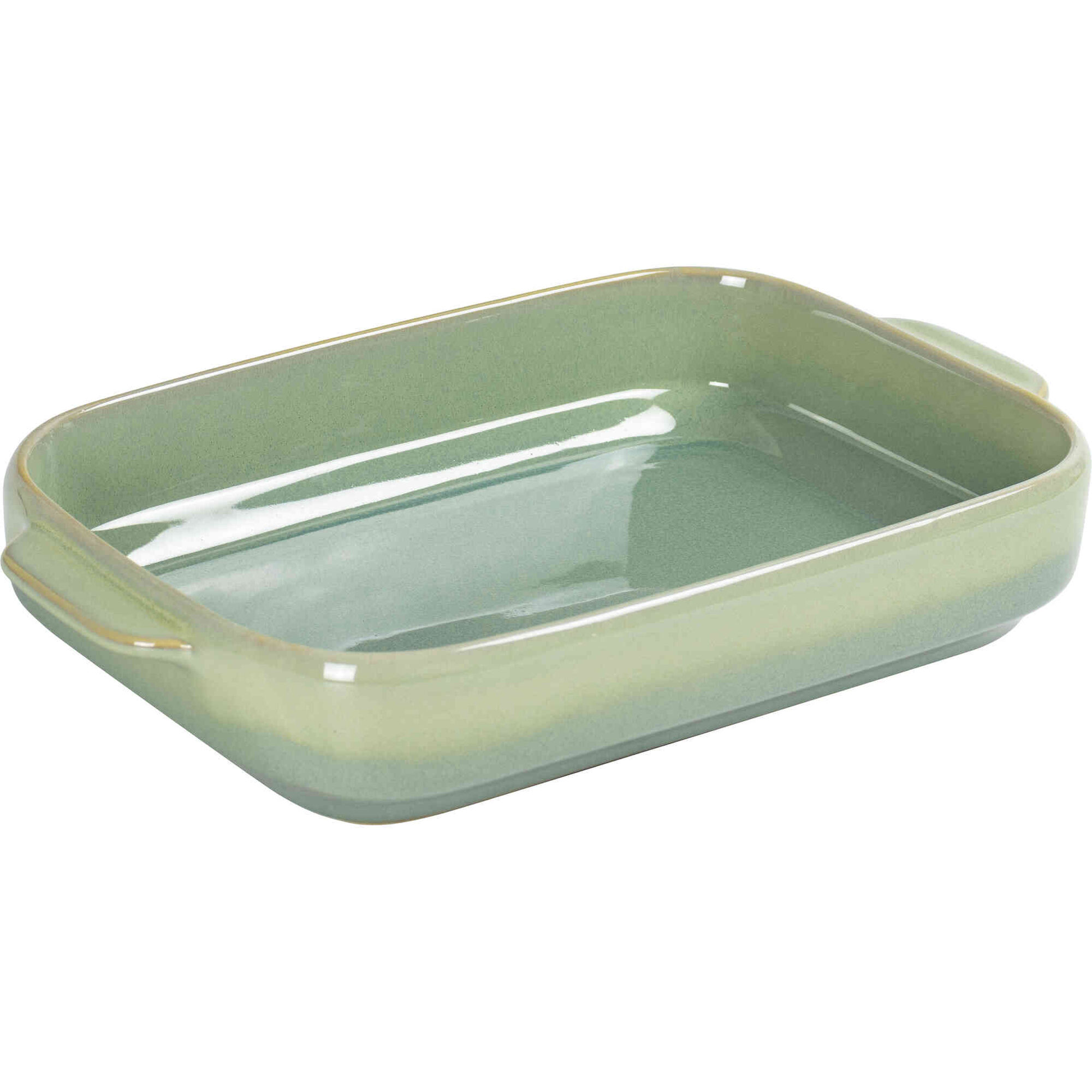 Assadeira Retangular Reativo 33x21cm Verde Kasa