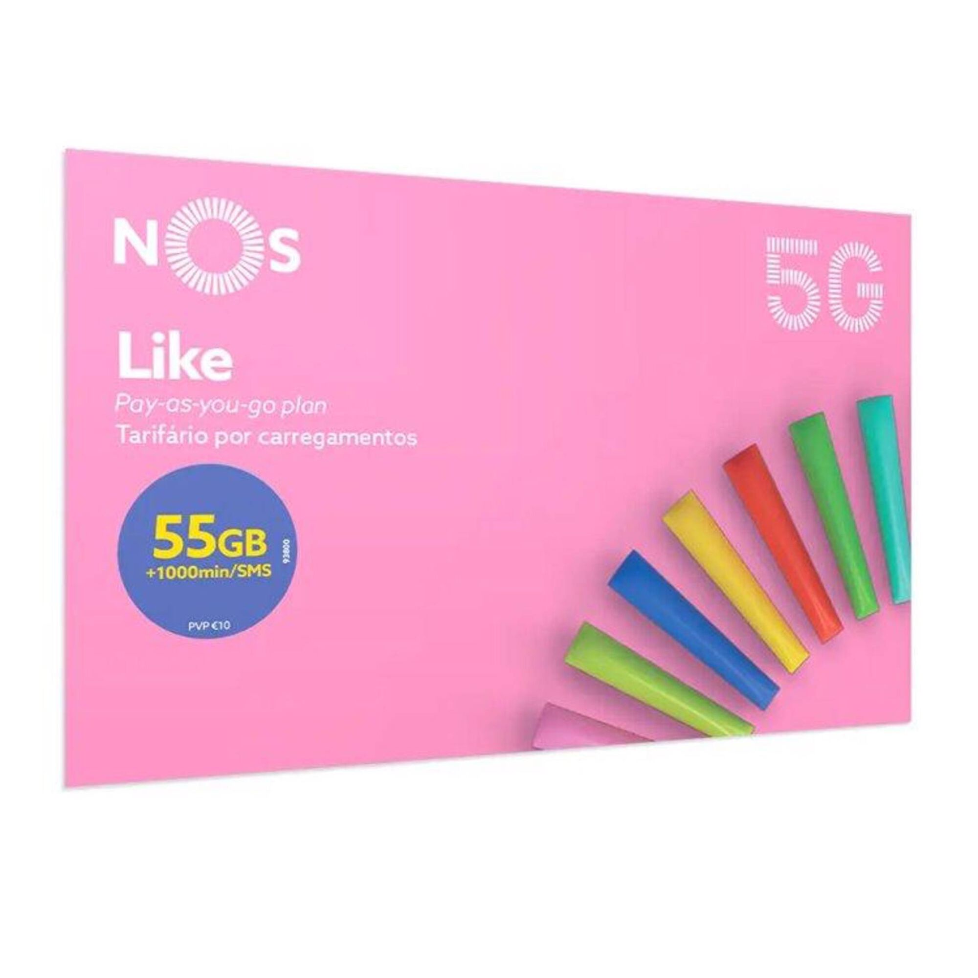 Cart&atilde;o Like 55GB 5G NOS