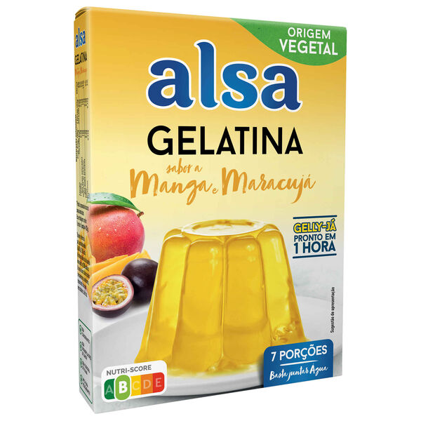 Gelatina em Pó de Manga e Maracujá Gelly-Já Alsa