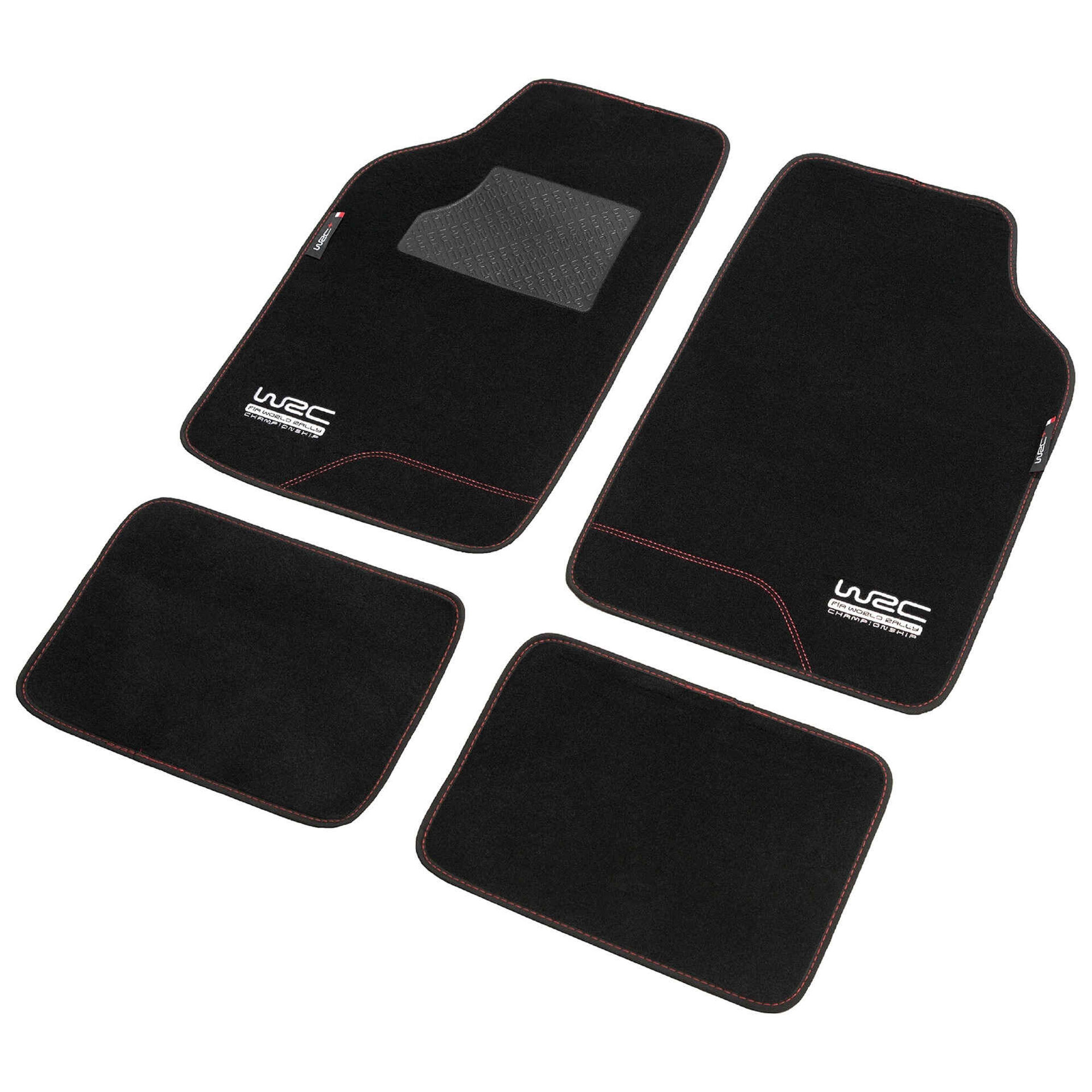 Conjunto 4 Tapetes Alcatifa Rally Line WRC