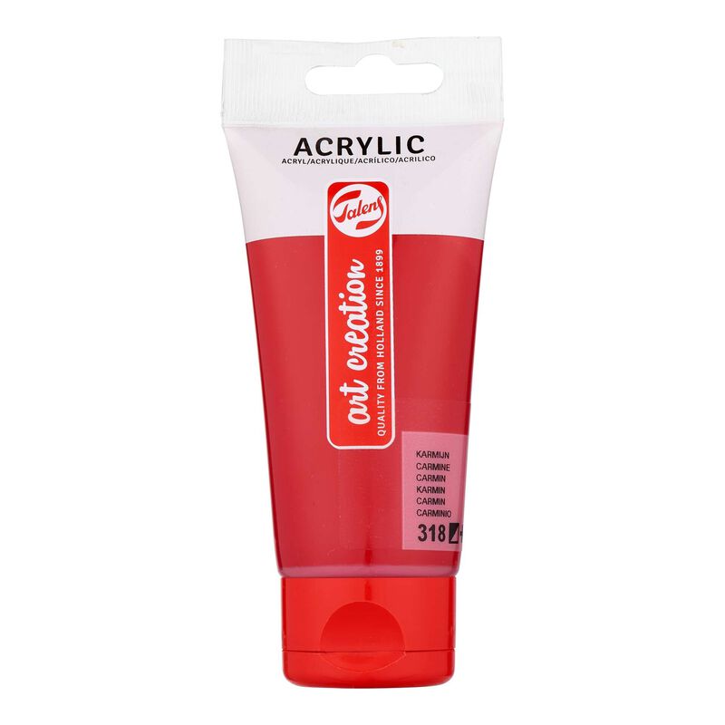 Tinta Acrílica ArtCreation Vermelho Carmim 75ml Talens
