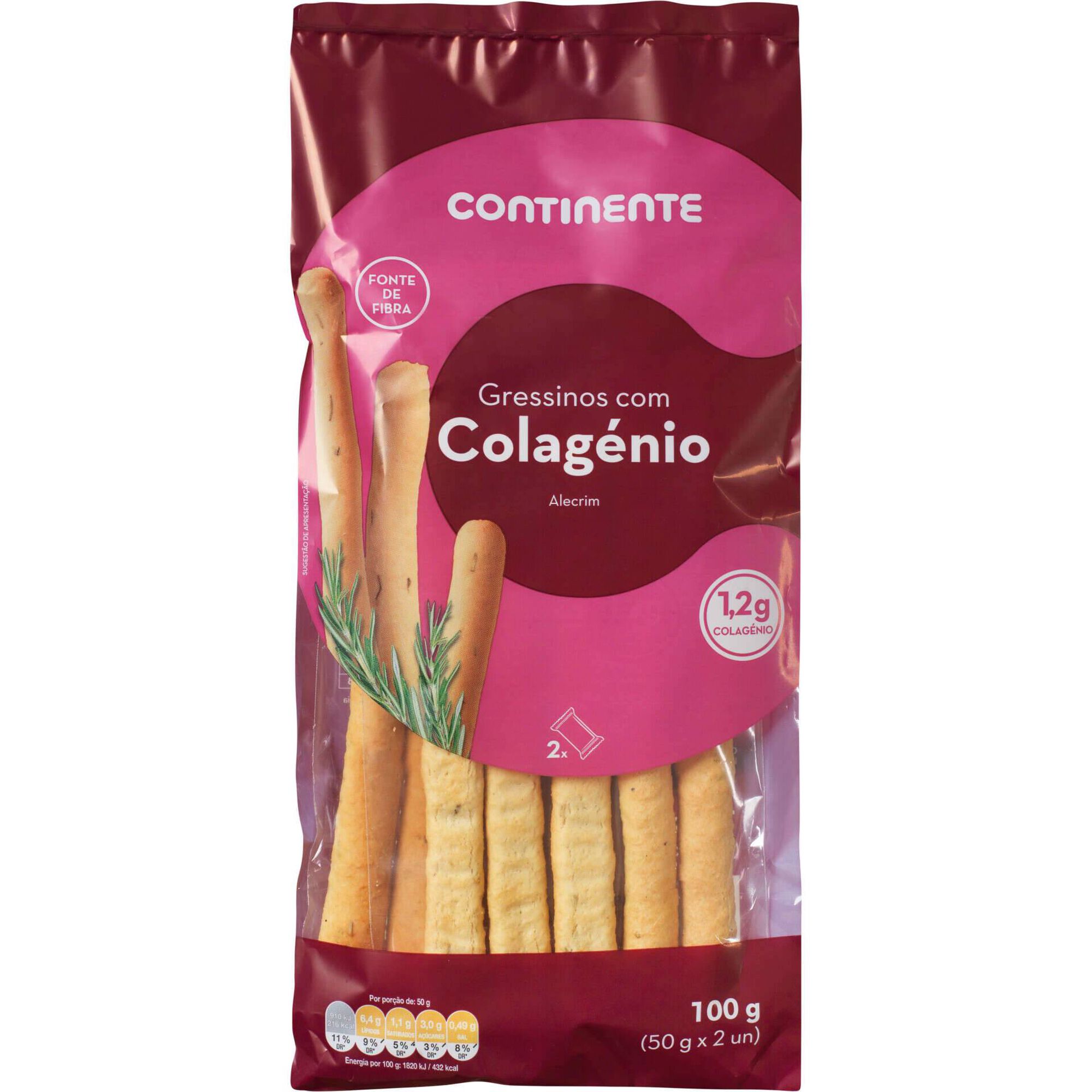 Gressinos com Colagénio