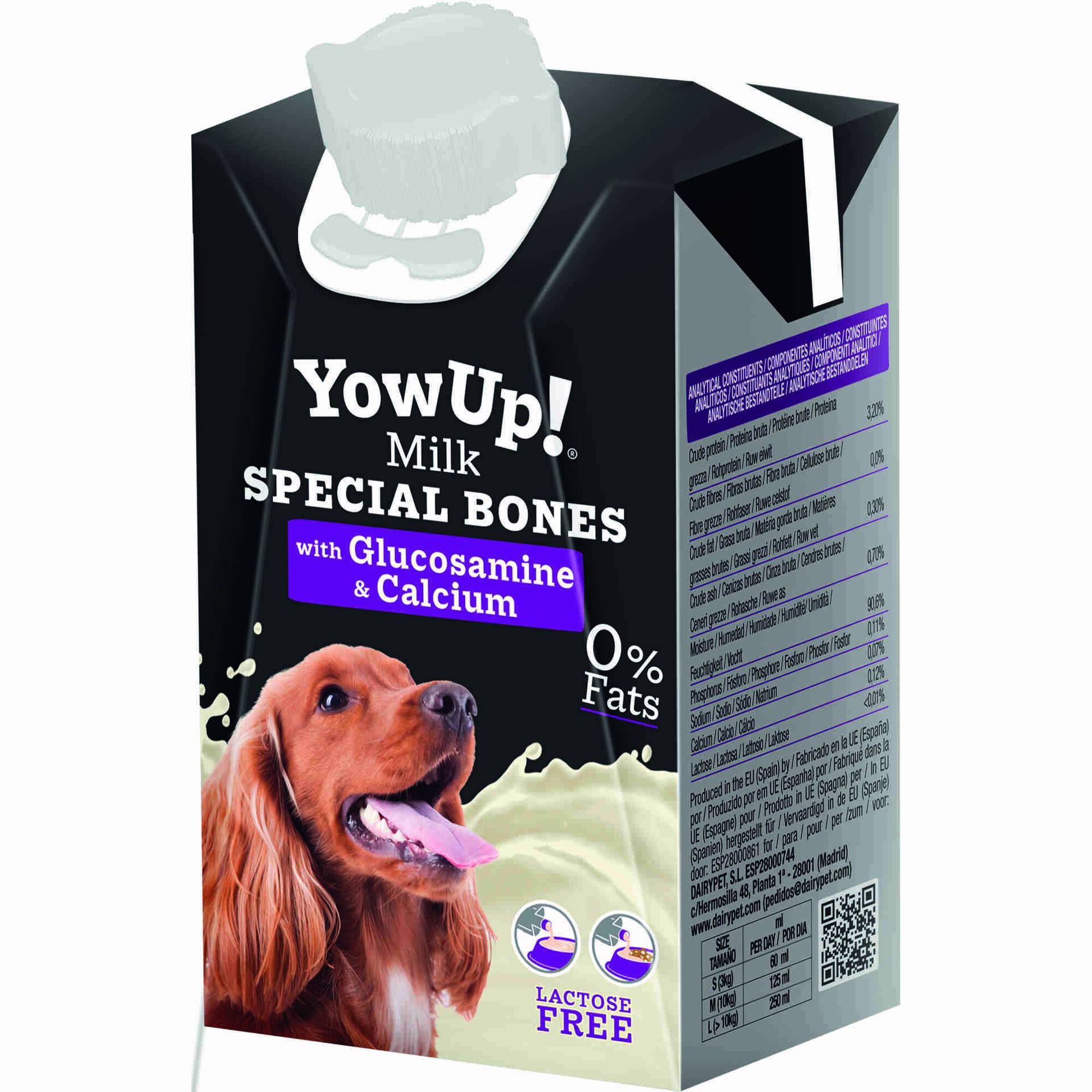 Leite para C&atilde;o Especial Ossos YowUP!
