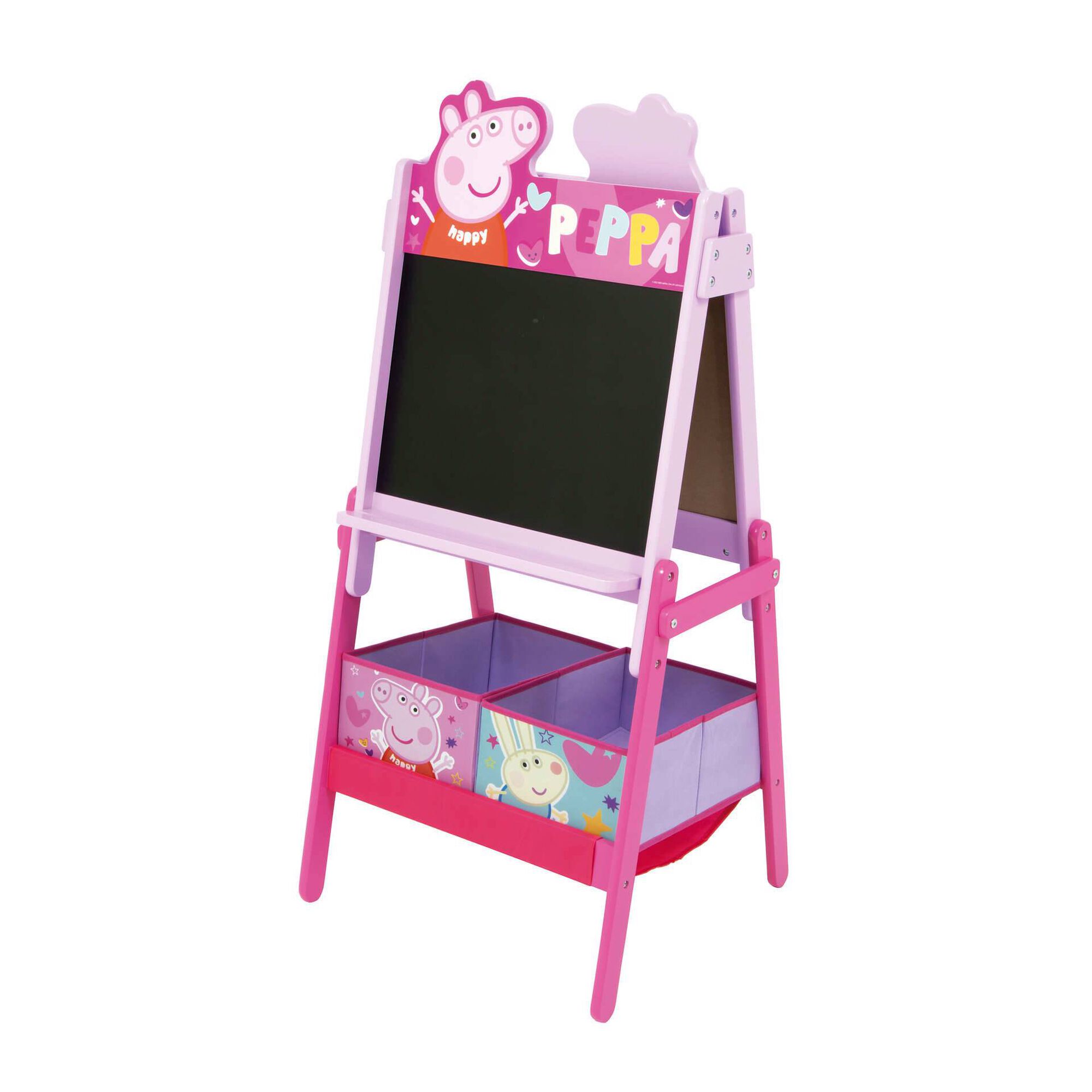 Quadro de Madeira Multifunções Peppa Pig Rosa