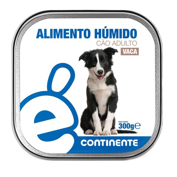 Comida Húmida para Cão Adulto Vaca Terrina É Continente