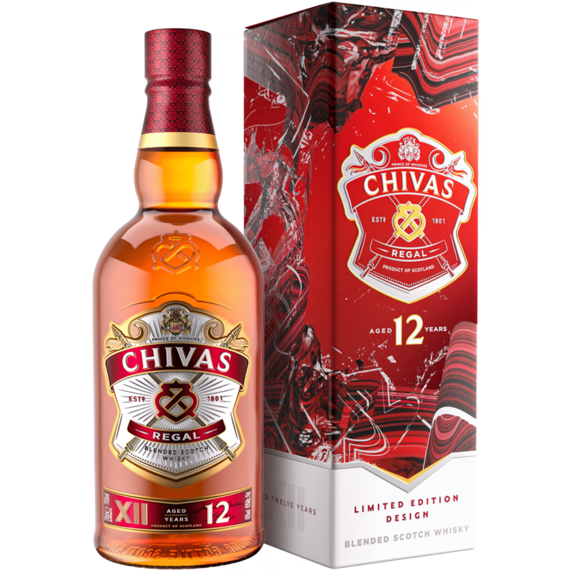 Whisky Chivas Regal 12 Anos com Caixa Whisky Chivas Regal 12 Anos com Caixa