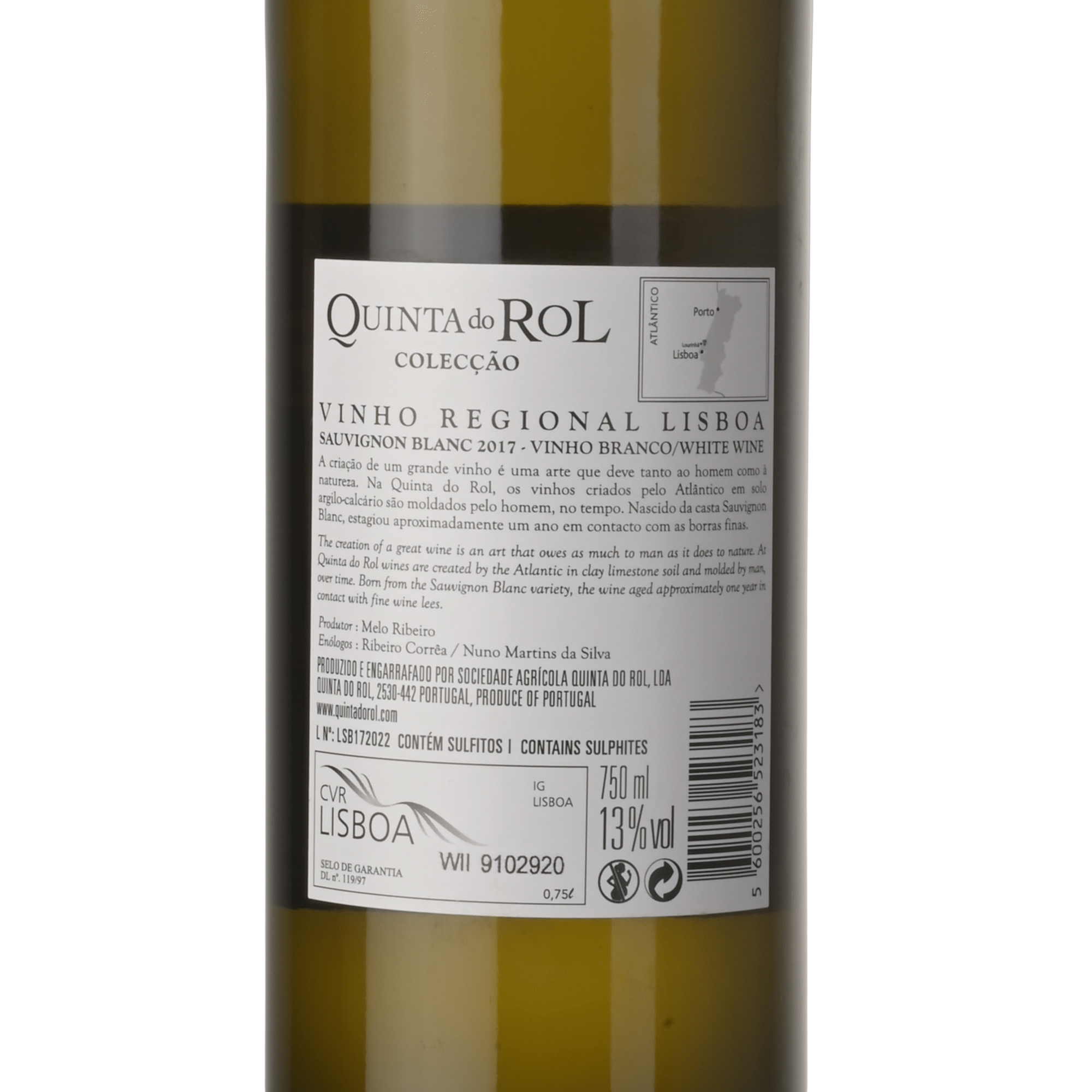 Quinta do Rol Colec&ccedil;&atilde;o Sauvignon Blanc Vinho Branco