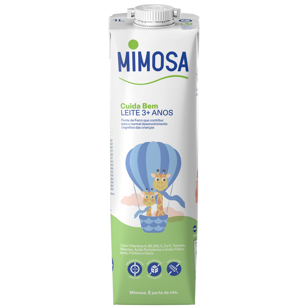 Leite Meio Gordo UHT Infantil +3A Mimosa