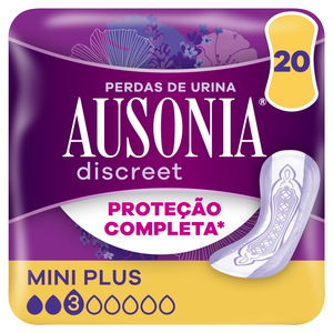 Pensos Incontinência Discreet Mini Plus Ausonia Discreet