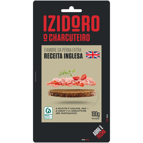 Fiambre da Perna Extra Receita Inglesa Fatiado Izidoro