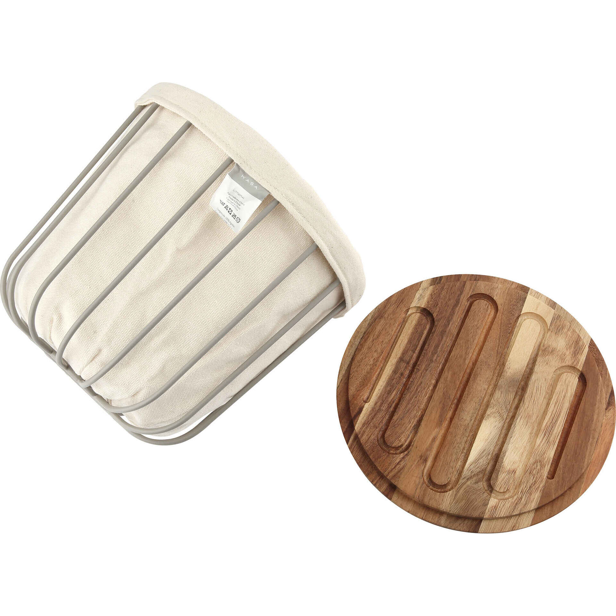 Caixa para P&atilde;o com Tampa Kasa