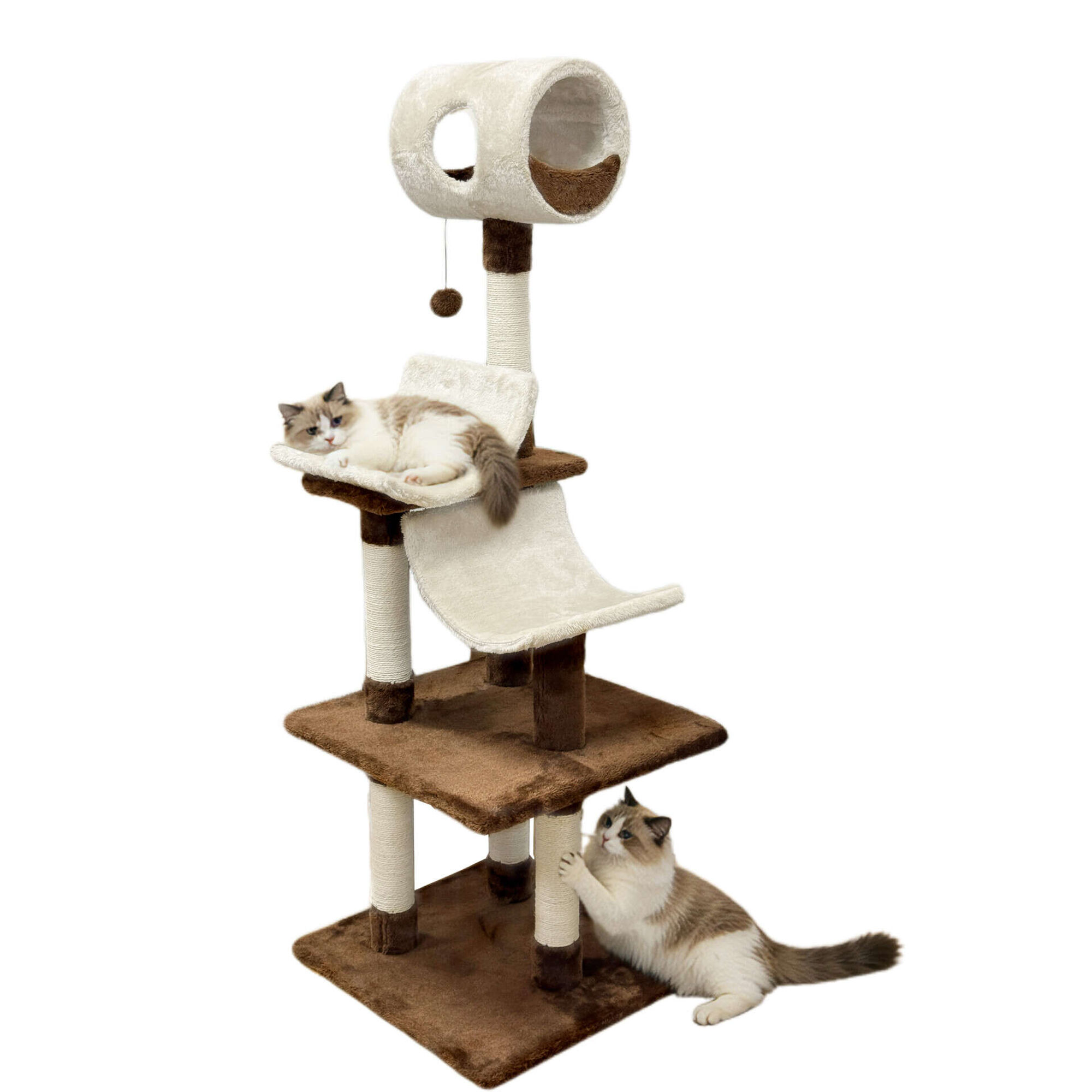 Arranhador para Gato 138cm Bege Lupi Linx