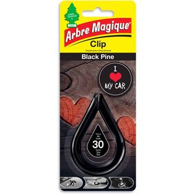 Ambientador Auto Encaixar Black Pine Arbre Magique