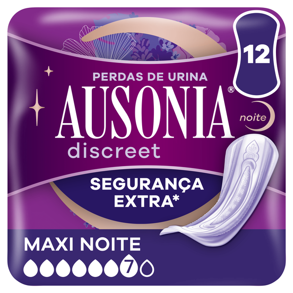 Pensos Incontinência Discreet Plus Maxi Noite Ausonia Discreet