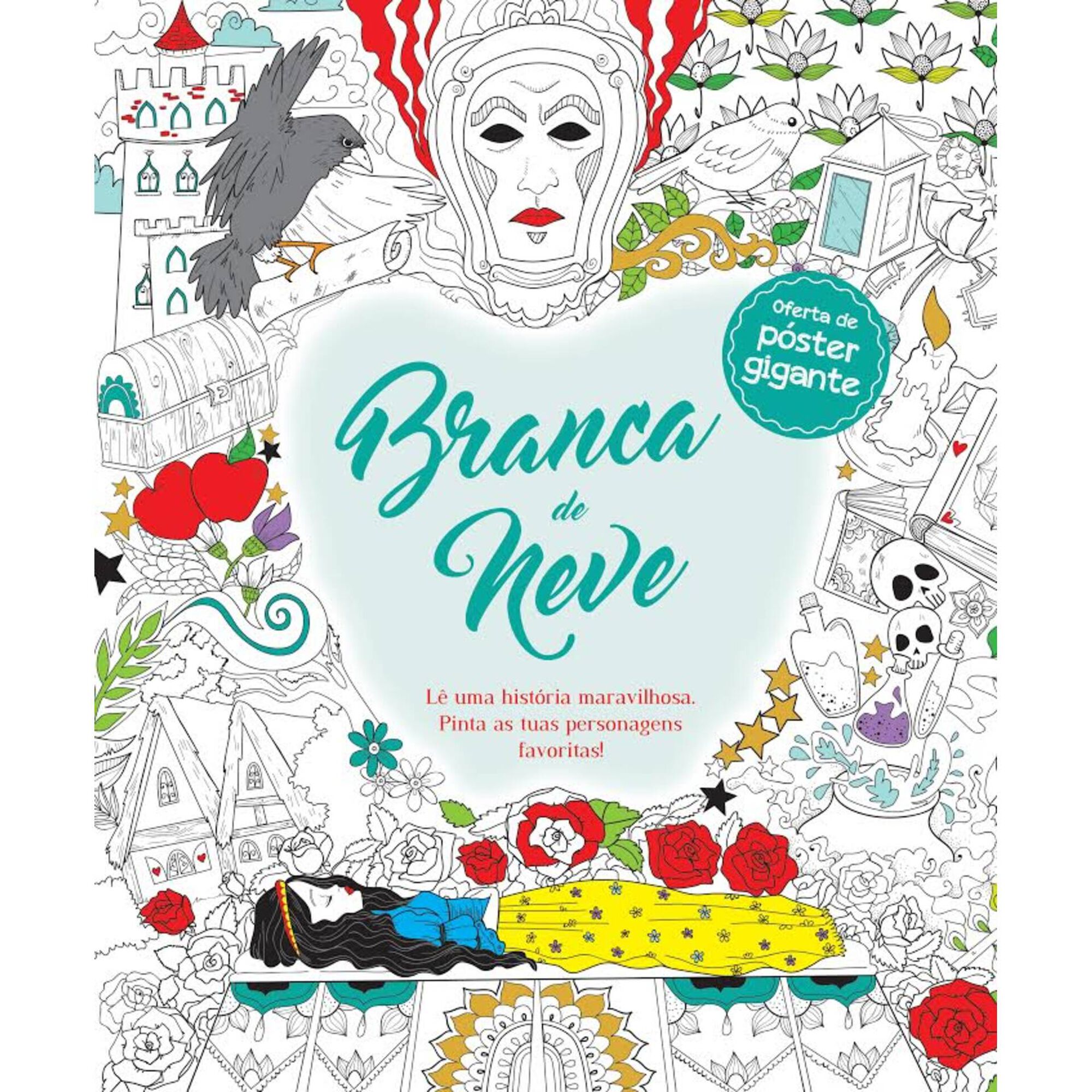 Branca de Neve - Ler e Colorir