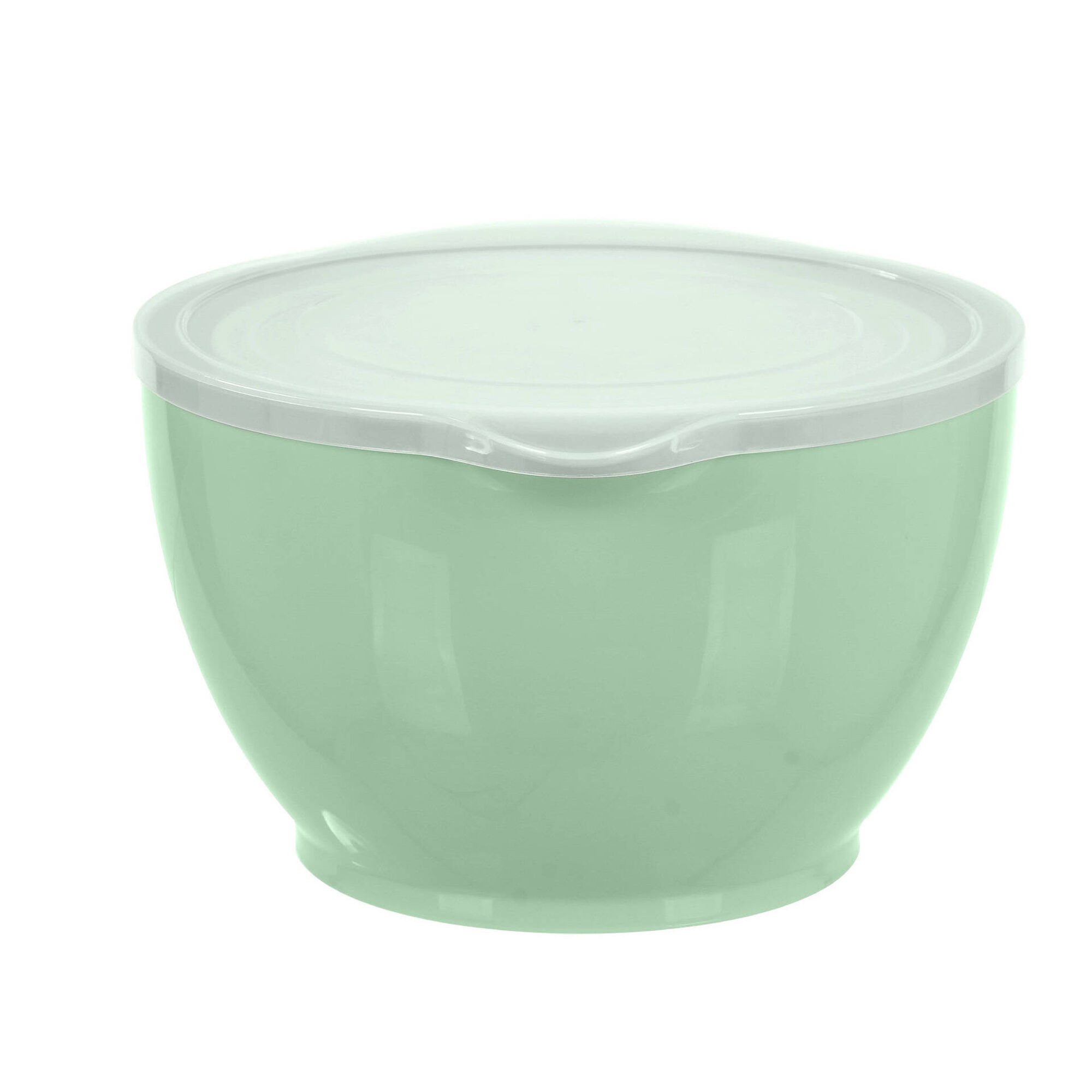 Conjunto 3 Tigelas Plástico com Tampa Colors