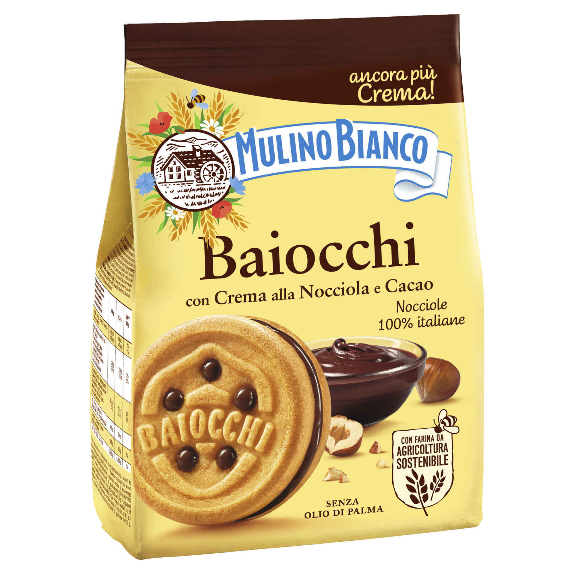 Bolachas Baiocchi com recheio de avelã e cacau Bolachas Baiocchi com recheio de avelã e cacau