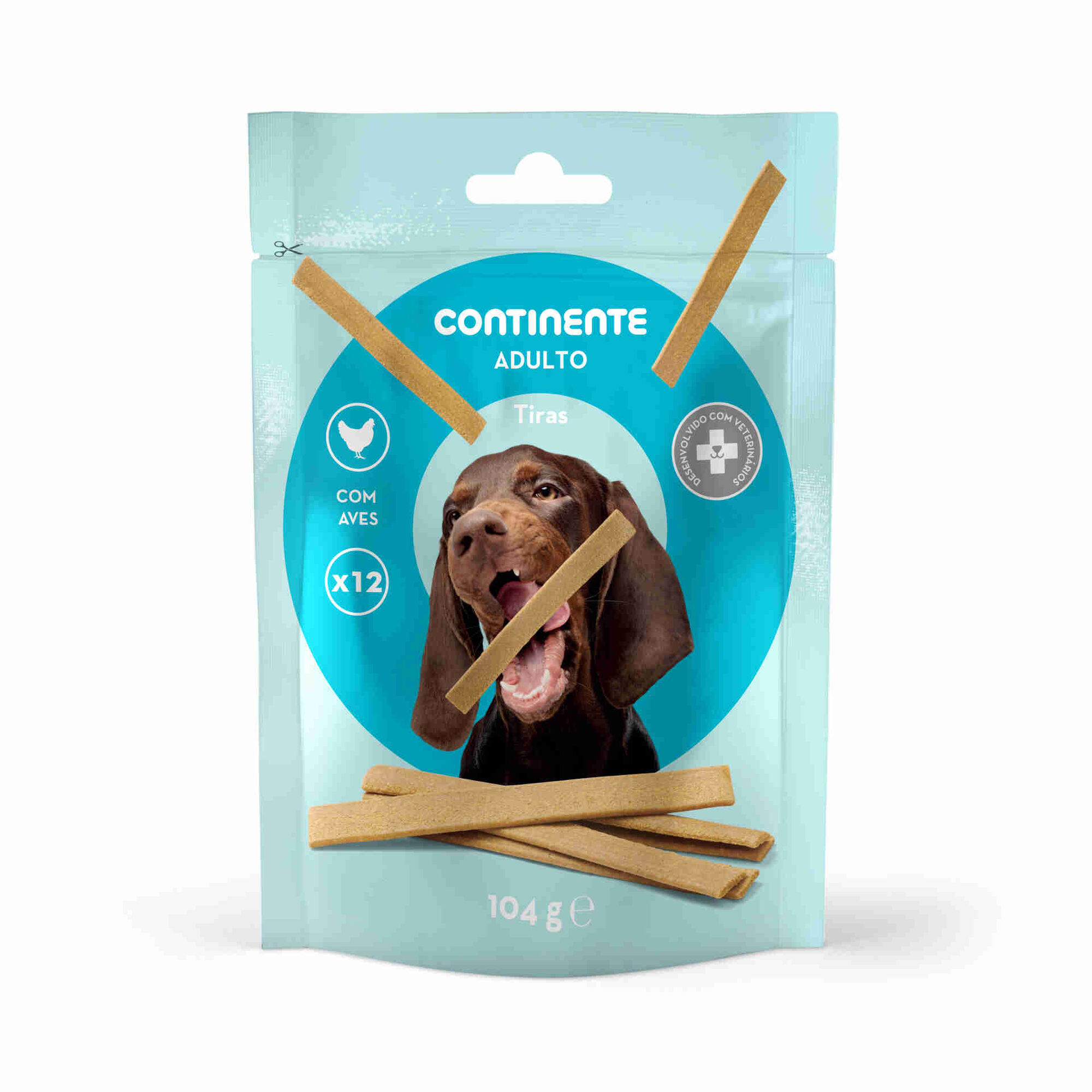 Snack para Cão Tiras Aves