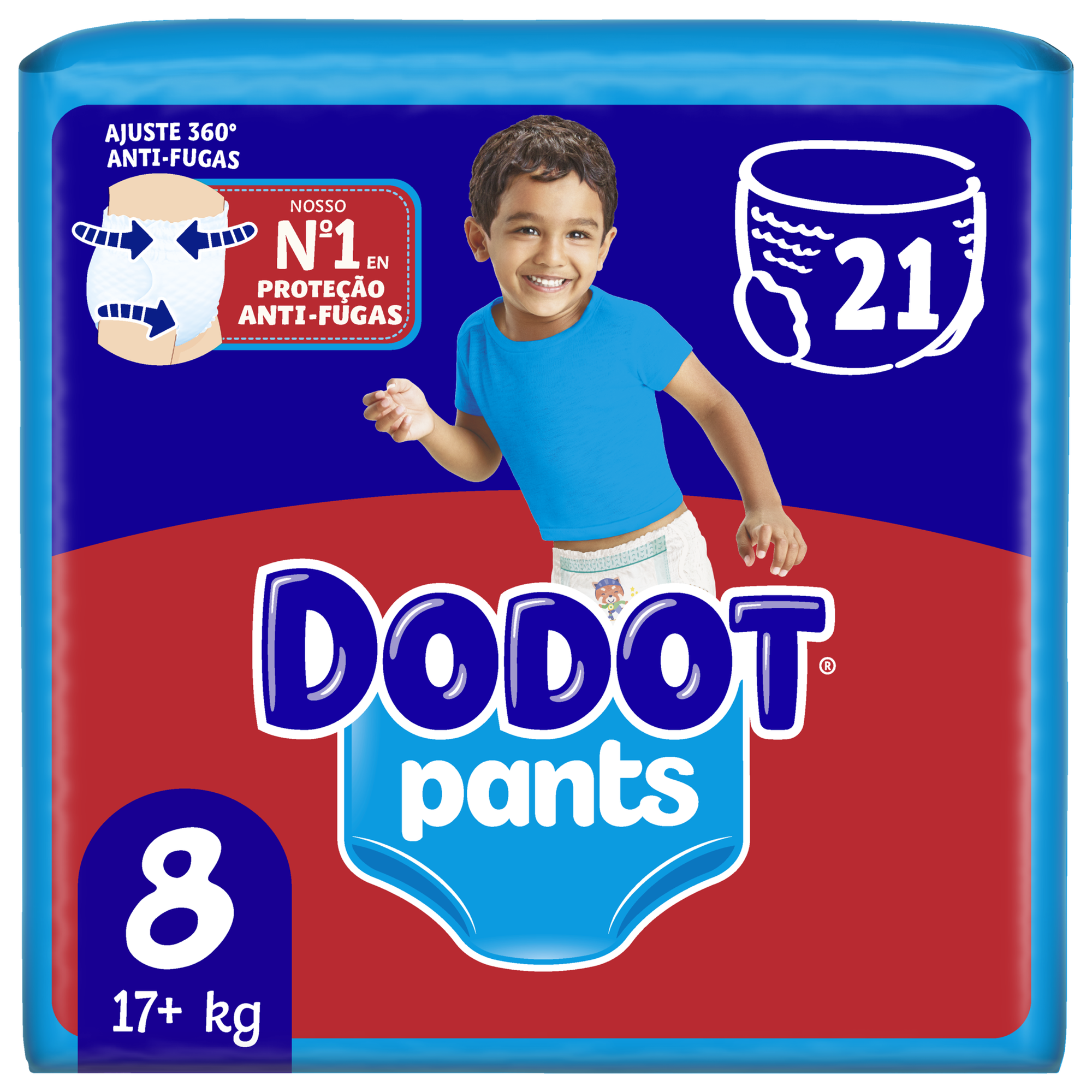Fraldas Cueca Pants +17kg T8 Dodot
