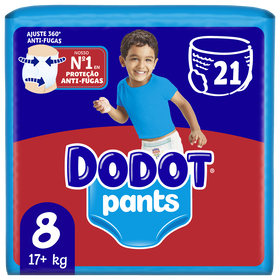 Fraldas Cueca Pants +17kg T8 Dodot