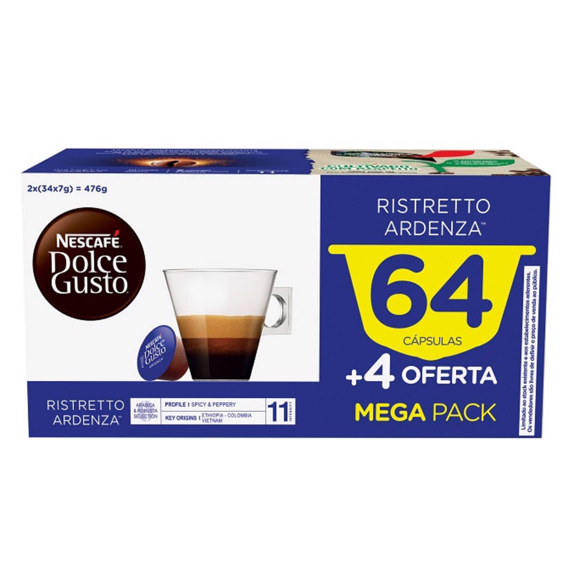 Cápsulas de Café Ristretto Ardenza Cápsulas de Café Ristretto Ardenza
