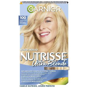 Coloração Permanente Ultra Blonde Louro Muito Claro 100 Garnier Nutrisse