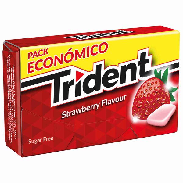 Pastilhas Elásticas Morango Trident