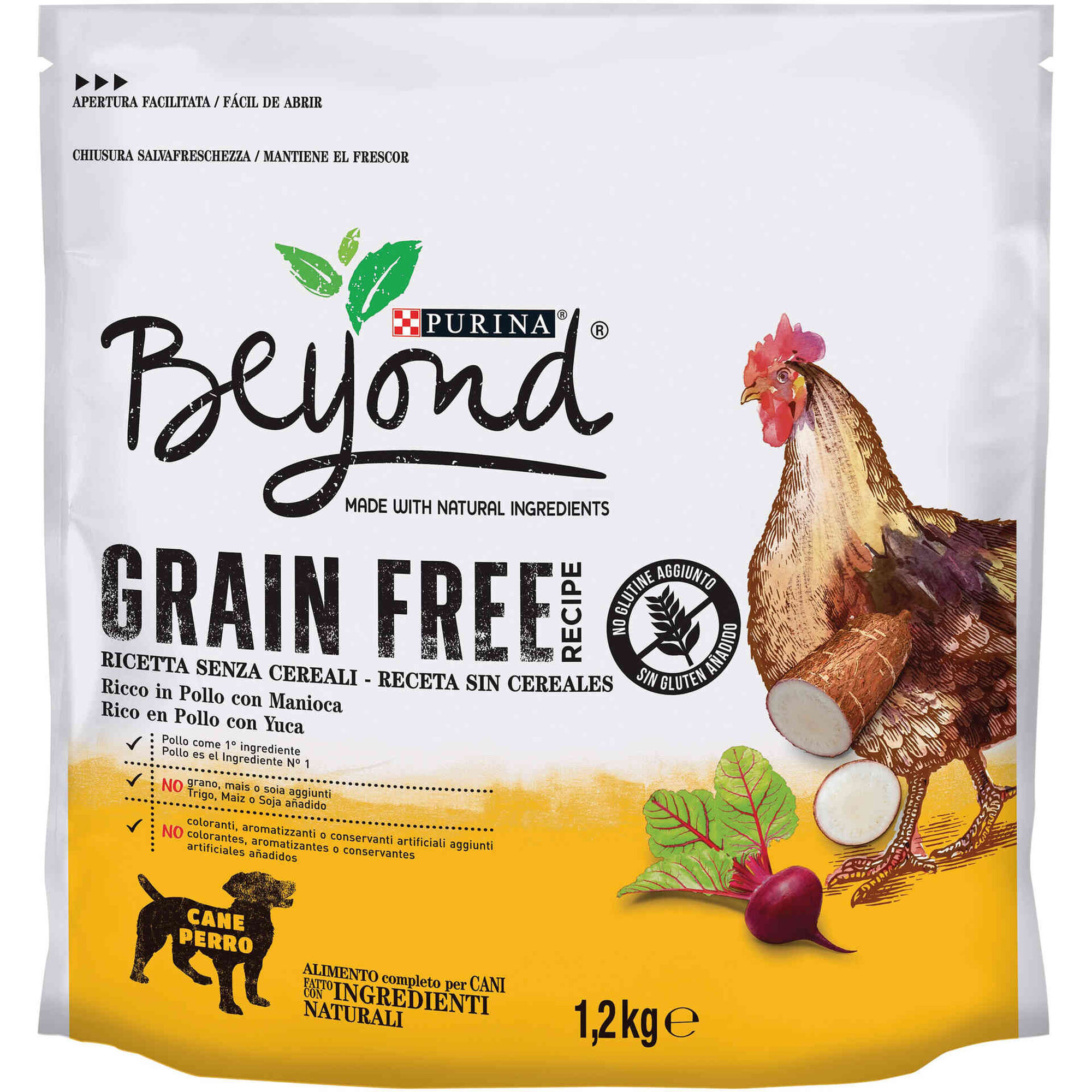 Ração para Cão sem Cereais Rico em Frango com Mandioca Ração para Cão sem Cereais Rico em Frango com Mandioca