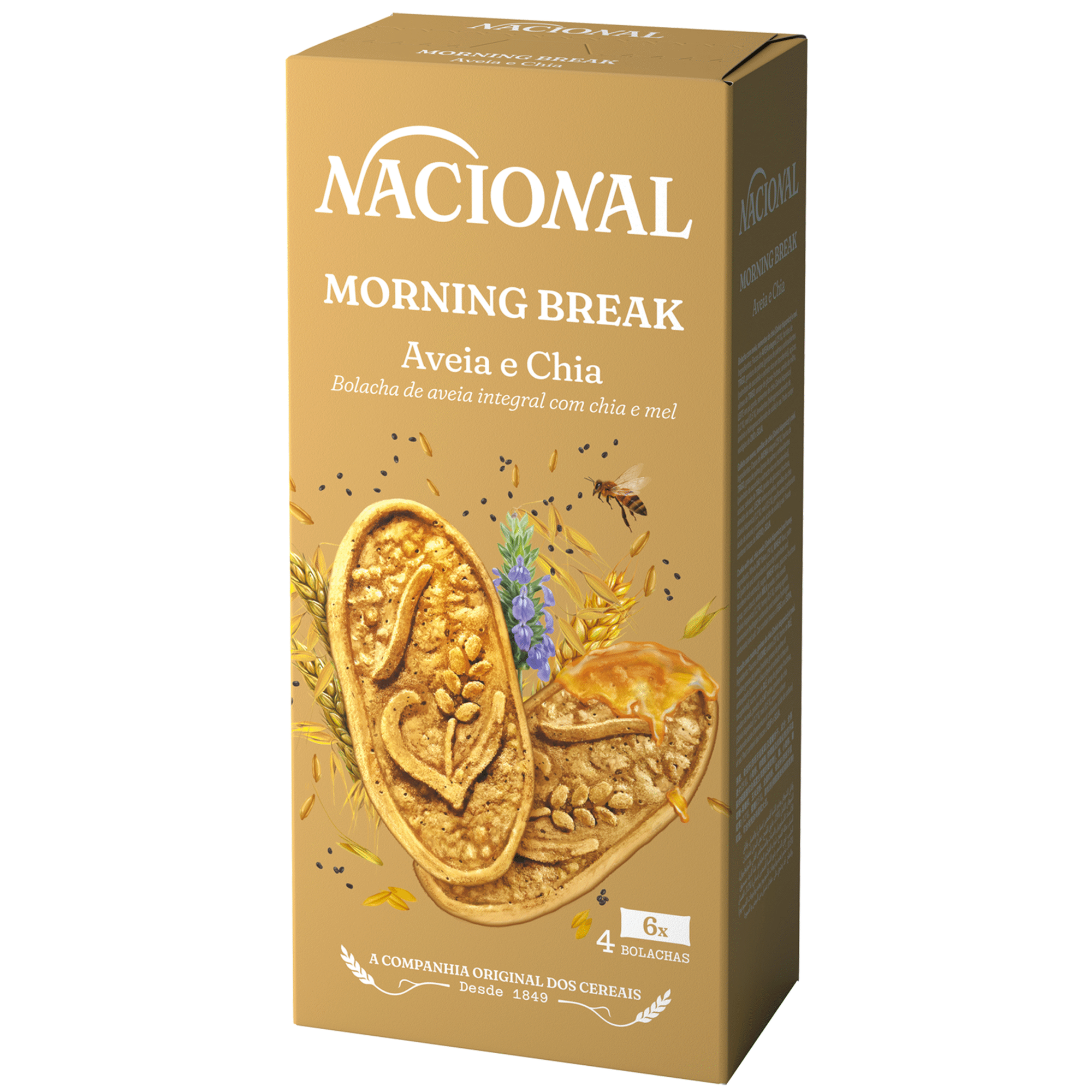 Bolachas Morning Break Aveia e Chia