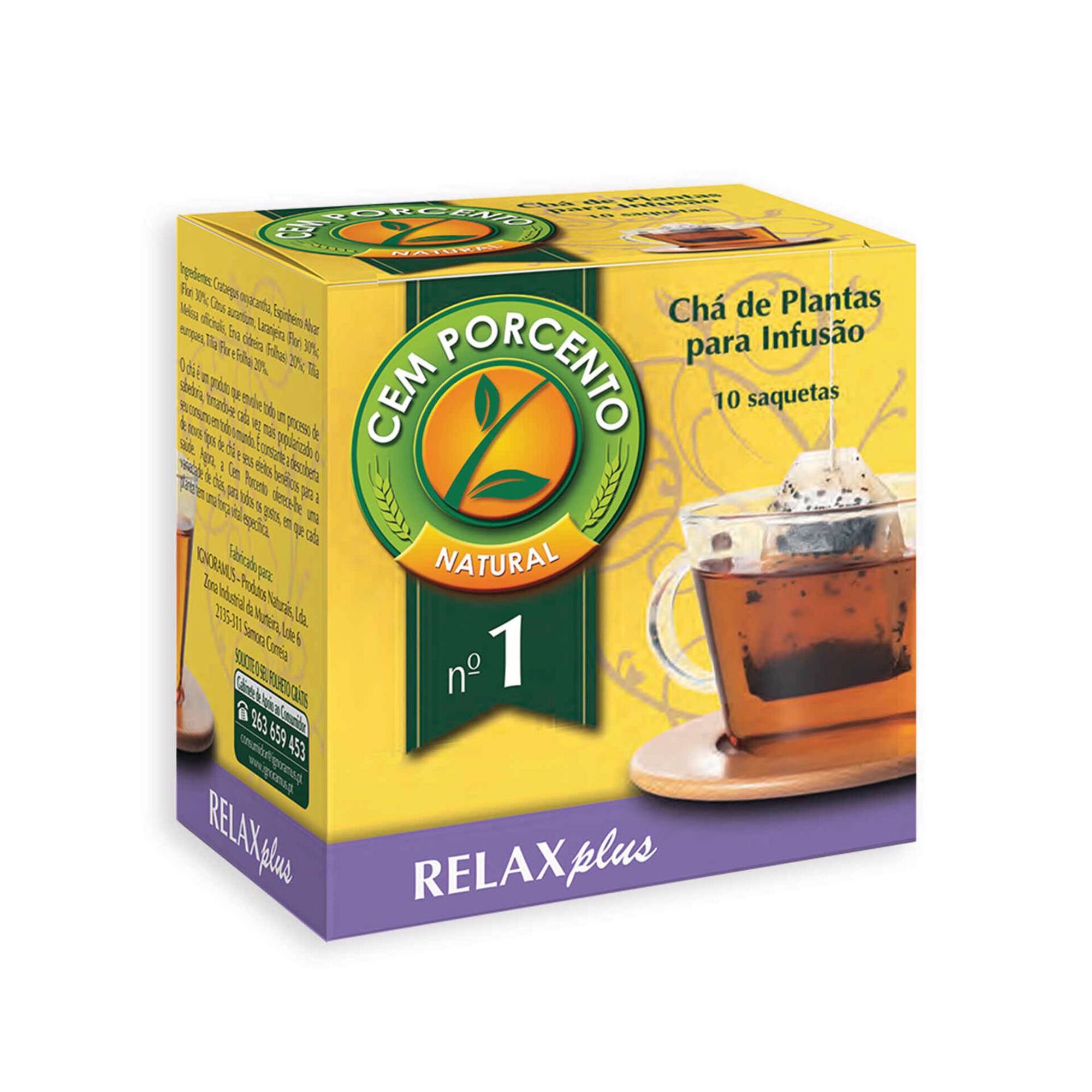 Infusão Nº1 Relax Plus Saquetas