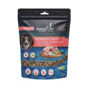 Snack para C&atilde;o Adulto Vaca e Borrego Grain Free happyOne Mediterraneum