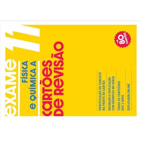 Cart&otilde;es de Revis&atilde;o - Livro F&iacute;sica e Qu&iacute;mica A - 11.&ordm; Ano