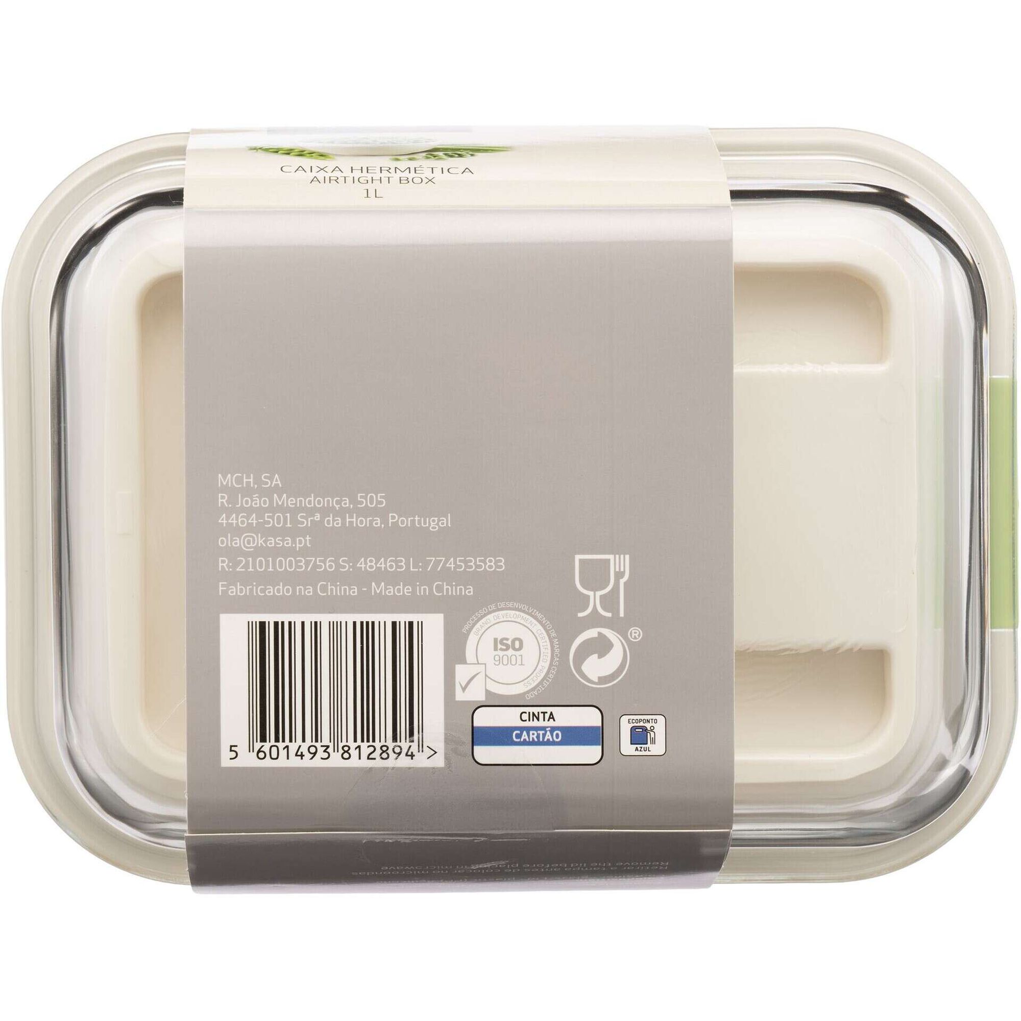 Caixa Herm&eacute;tica 1L Easyglide Kasa