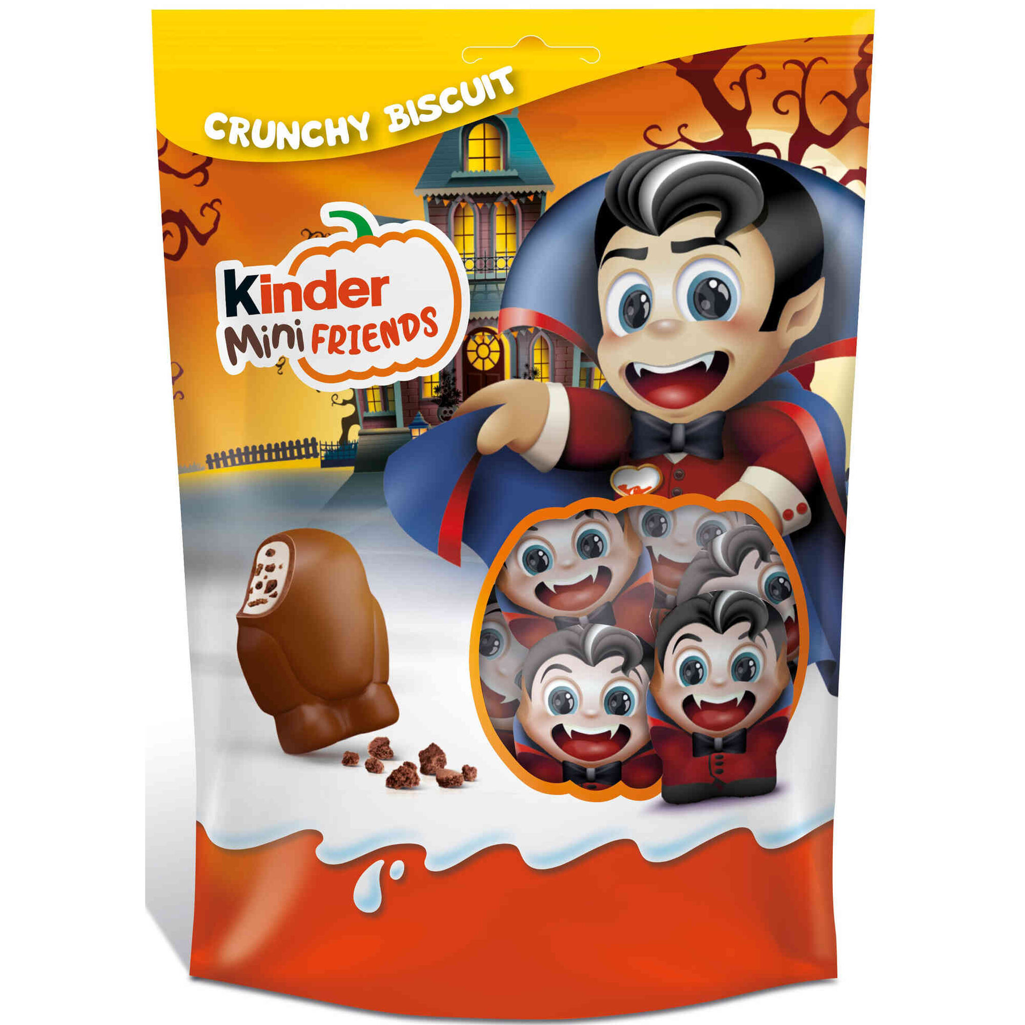 Snacks de Chocolate Biscoito de Halloween Kinder