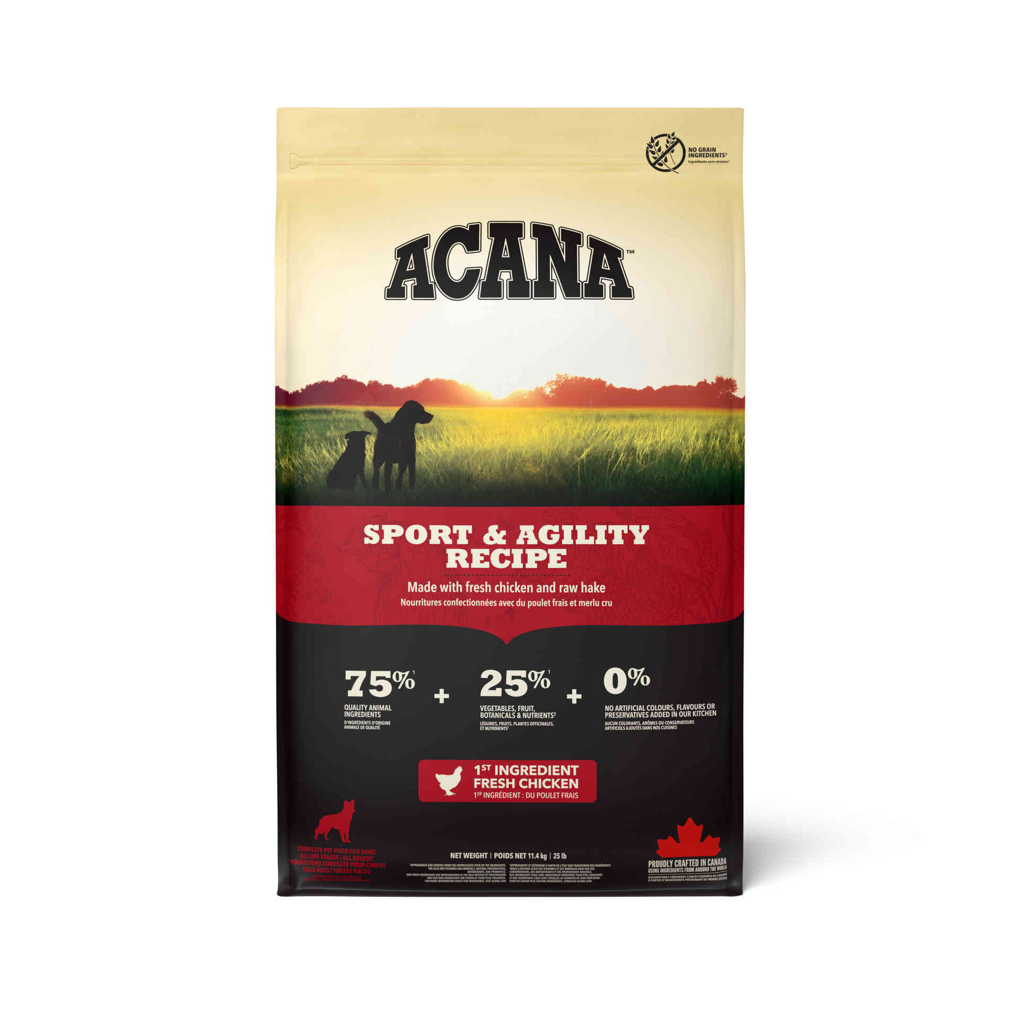 Ra&ccedil;&atilde;o para C&atilde;o Sport e Agility Recipe Acana