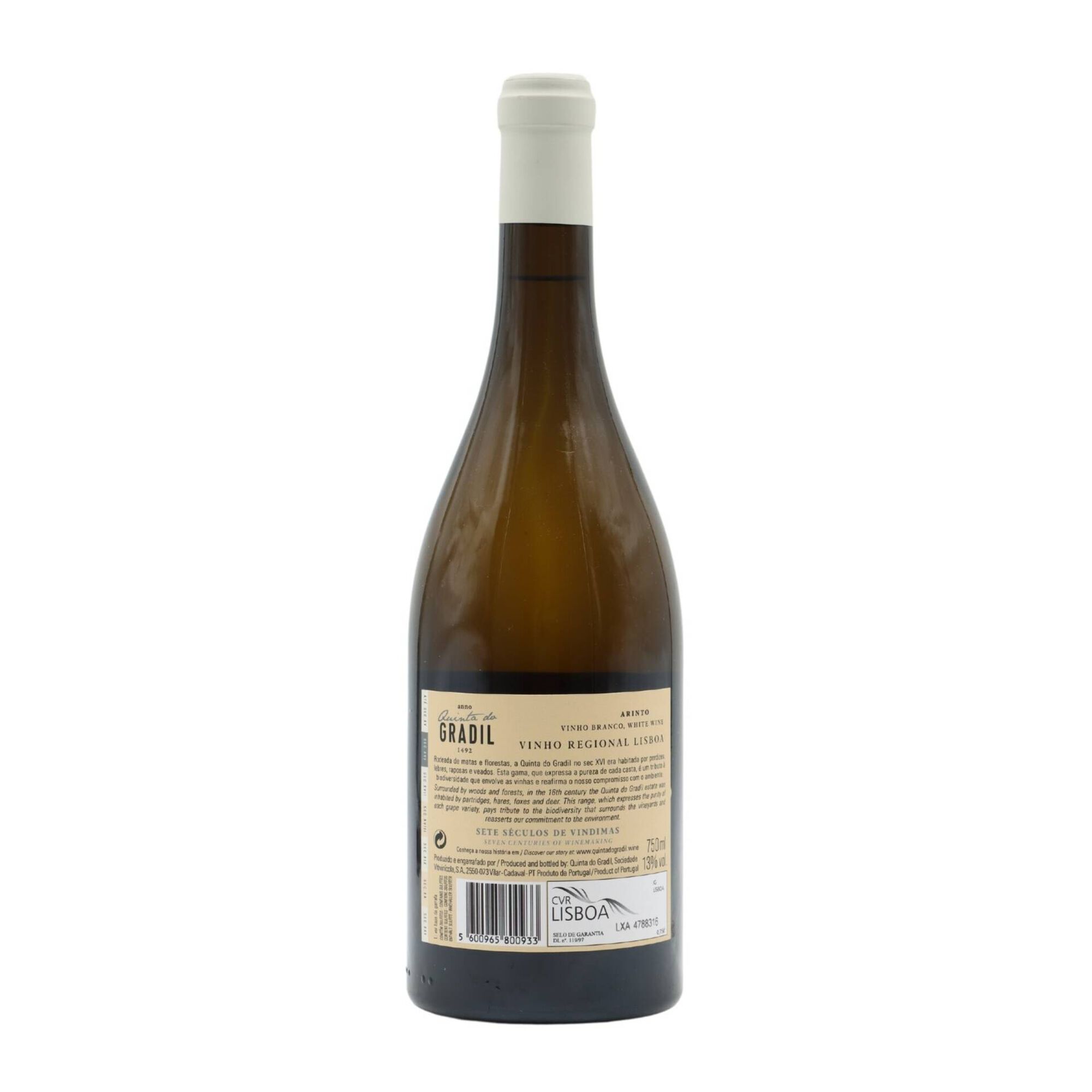 Quinta Do Gradil Arinto Lisboa Vinho Branco