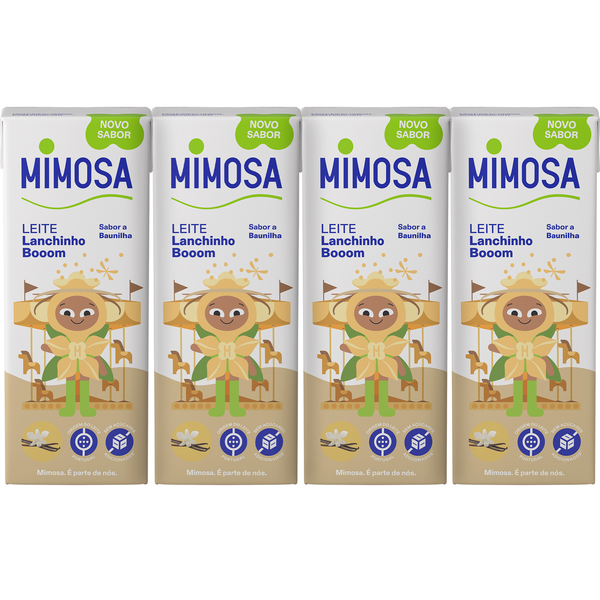Leite Aromatizado Baunilha Mimosa