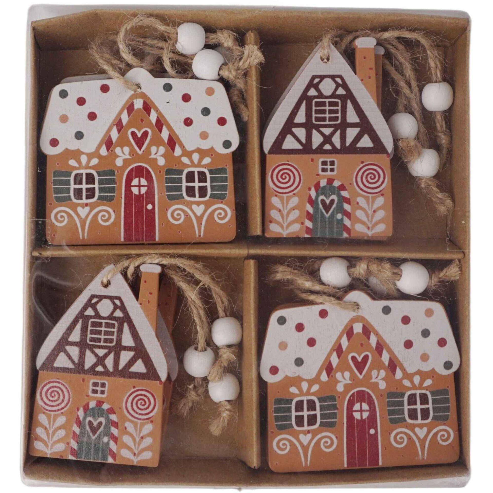 Conjunto 12 Mini Ornamentos Casinhas