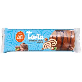 Torta com Recheio de Chocolate e Avel&atilde; DanCake