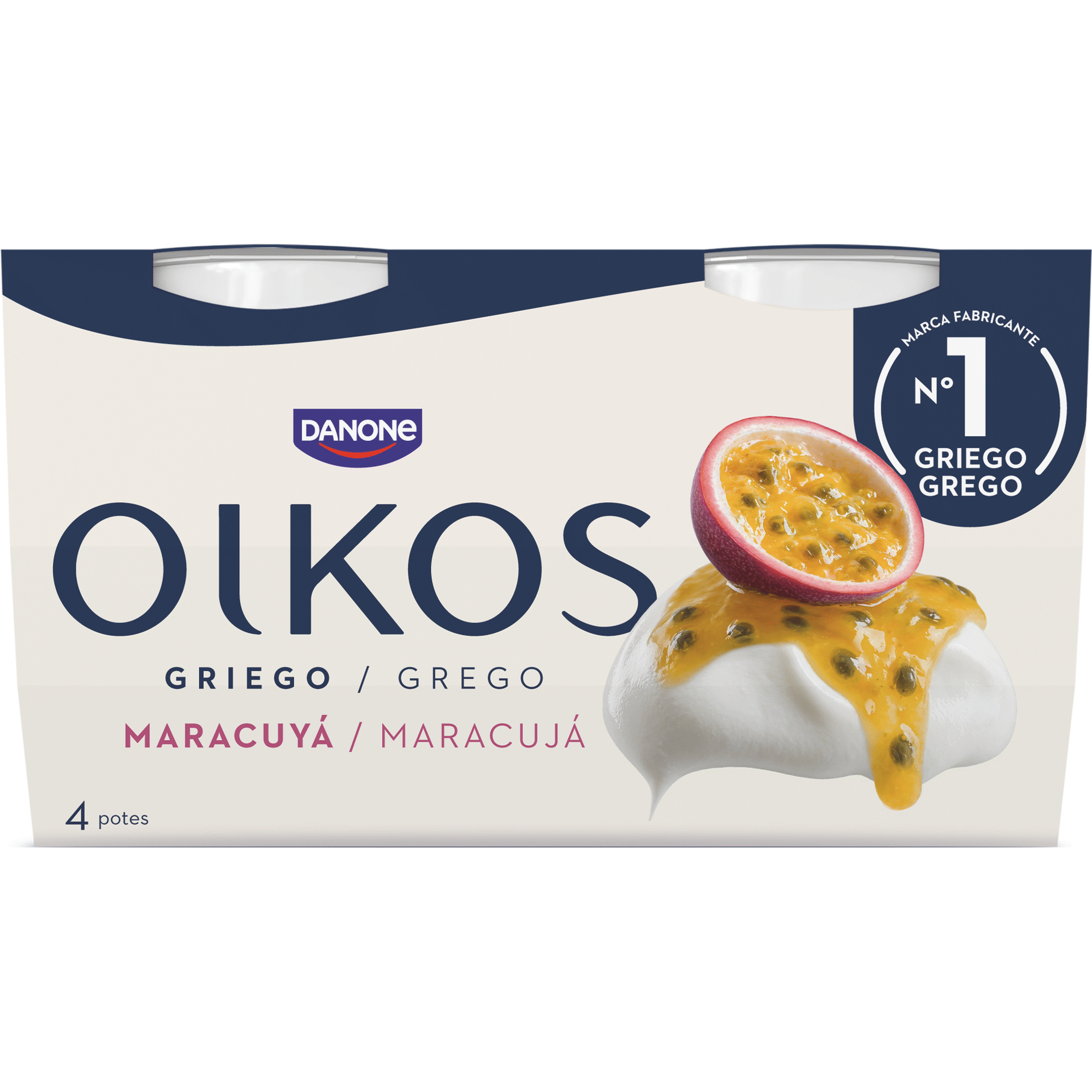 Iogurte Grego Maracuj&aacute; Oikos Danone
