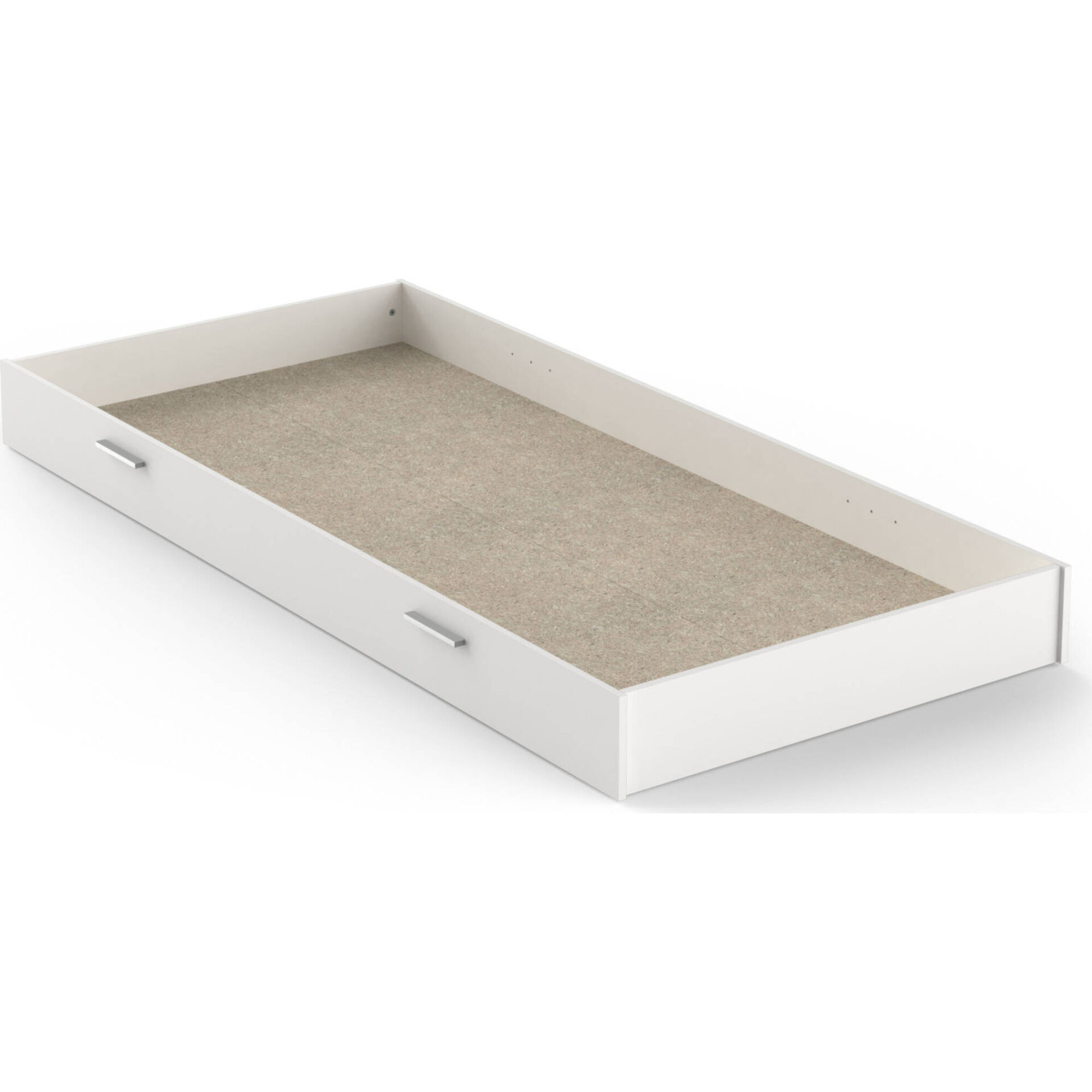 Gavetão para Cama Solteiro 93x199x18cm Branco Life