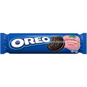 Bolachas de Chocolate com Recheio de Cheesecake de Morango Oreo