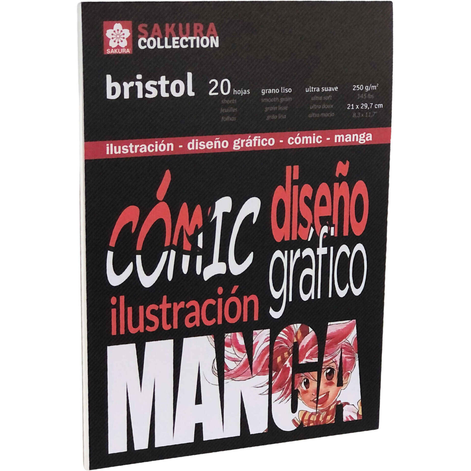 Bloco de Papel para Ilustra&ccedil;&atilde;o Manga Sakura