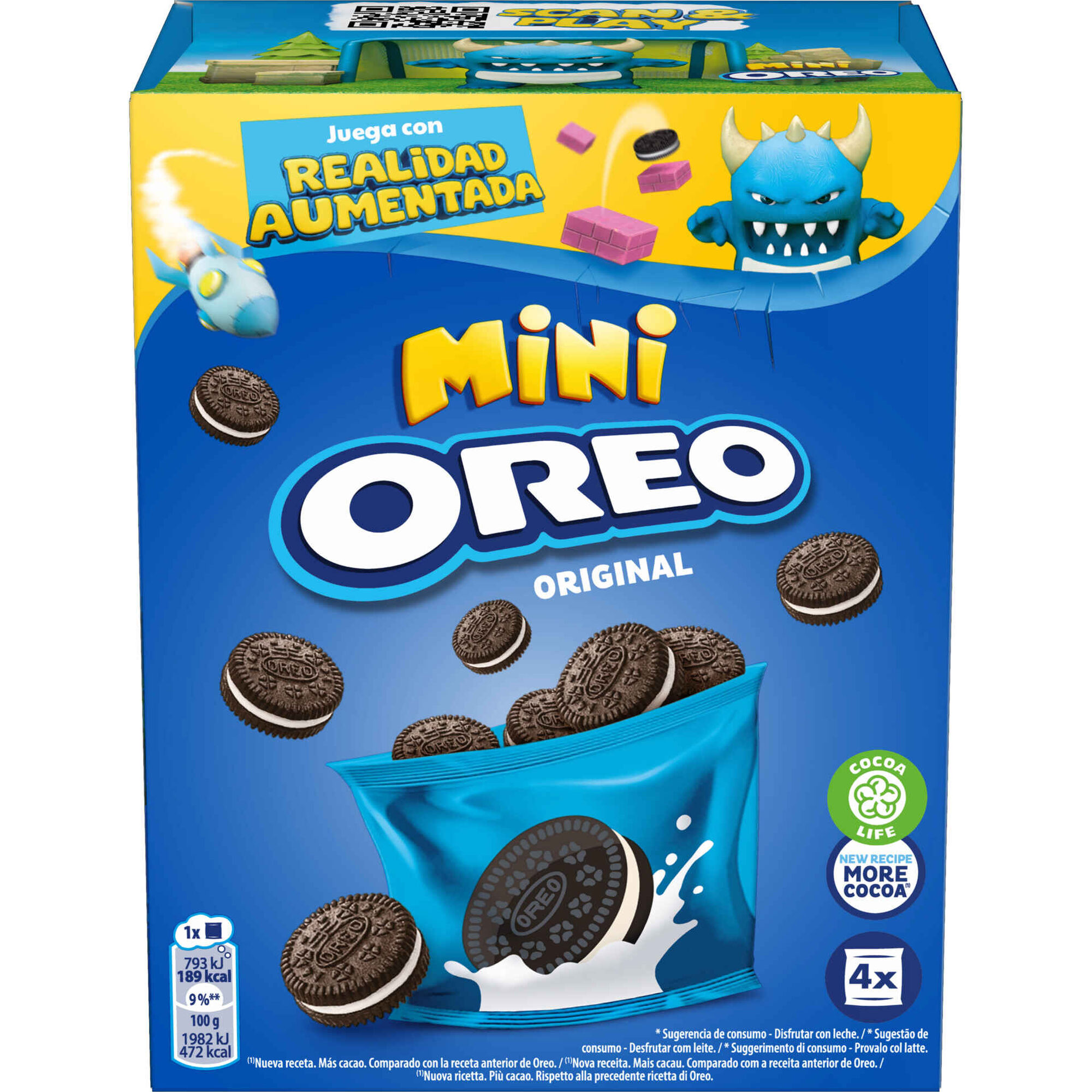 Bolachas Mini Recheadas com Creme